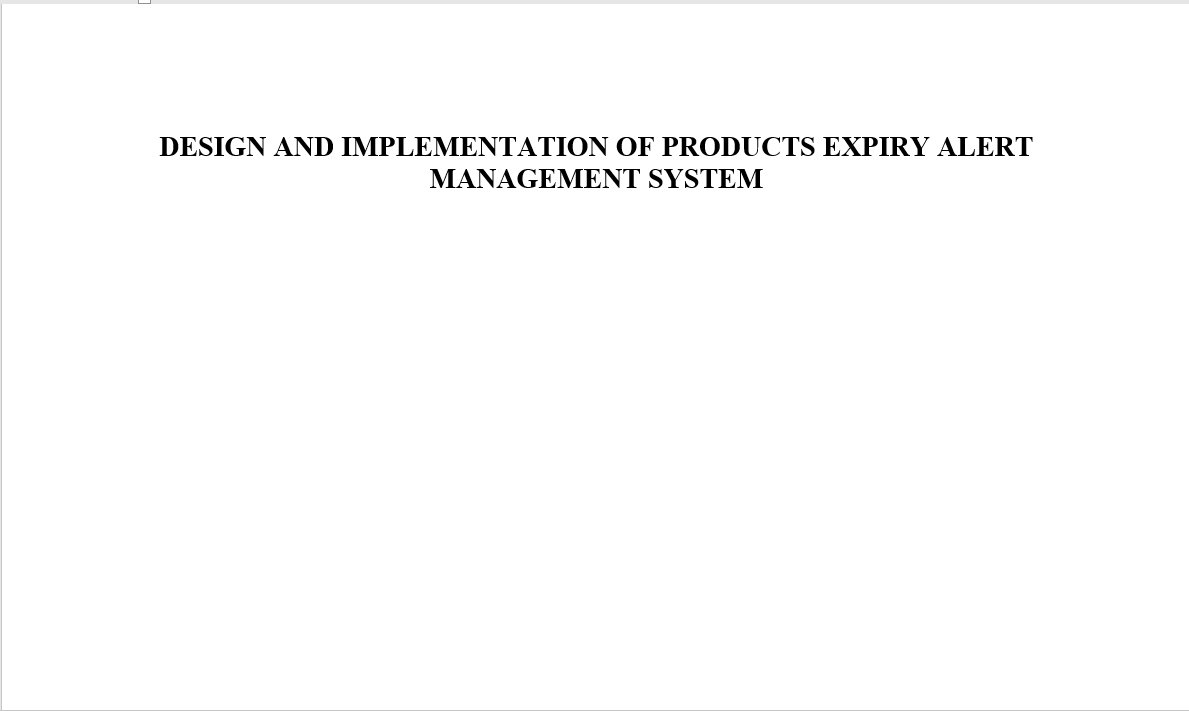 Product Expiry Alert Management System for Pharmacy